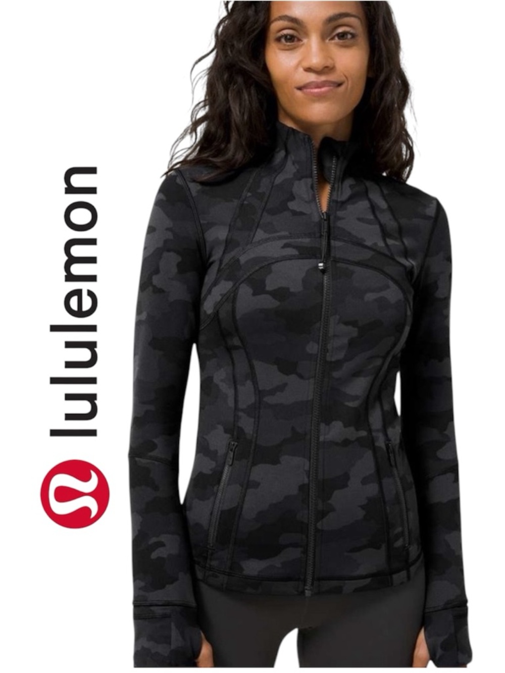 lululemon athletica Women's Black Camo Utility Jacket